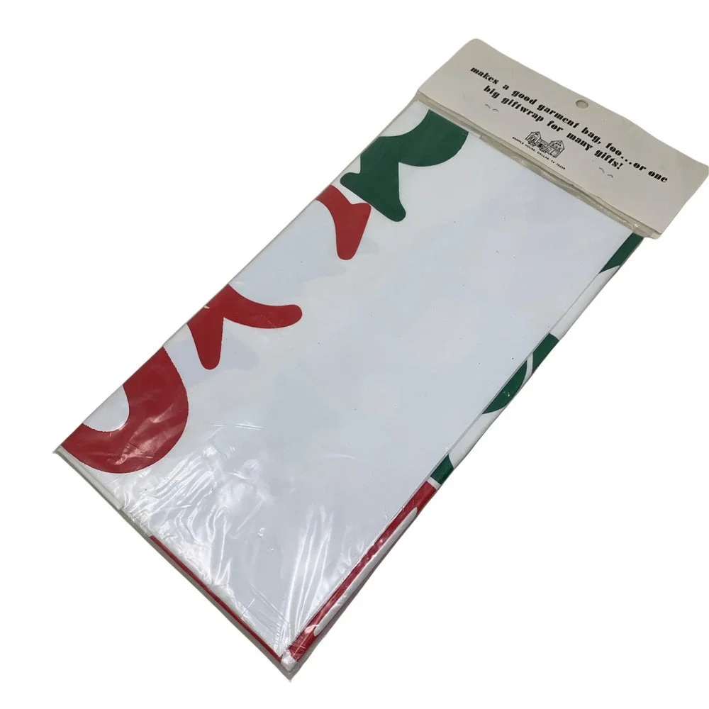Vintage Giant Bags Vinyl Gift Wrap 
